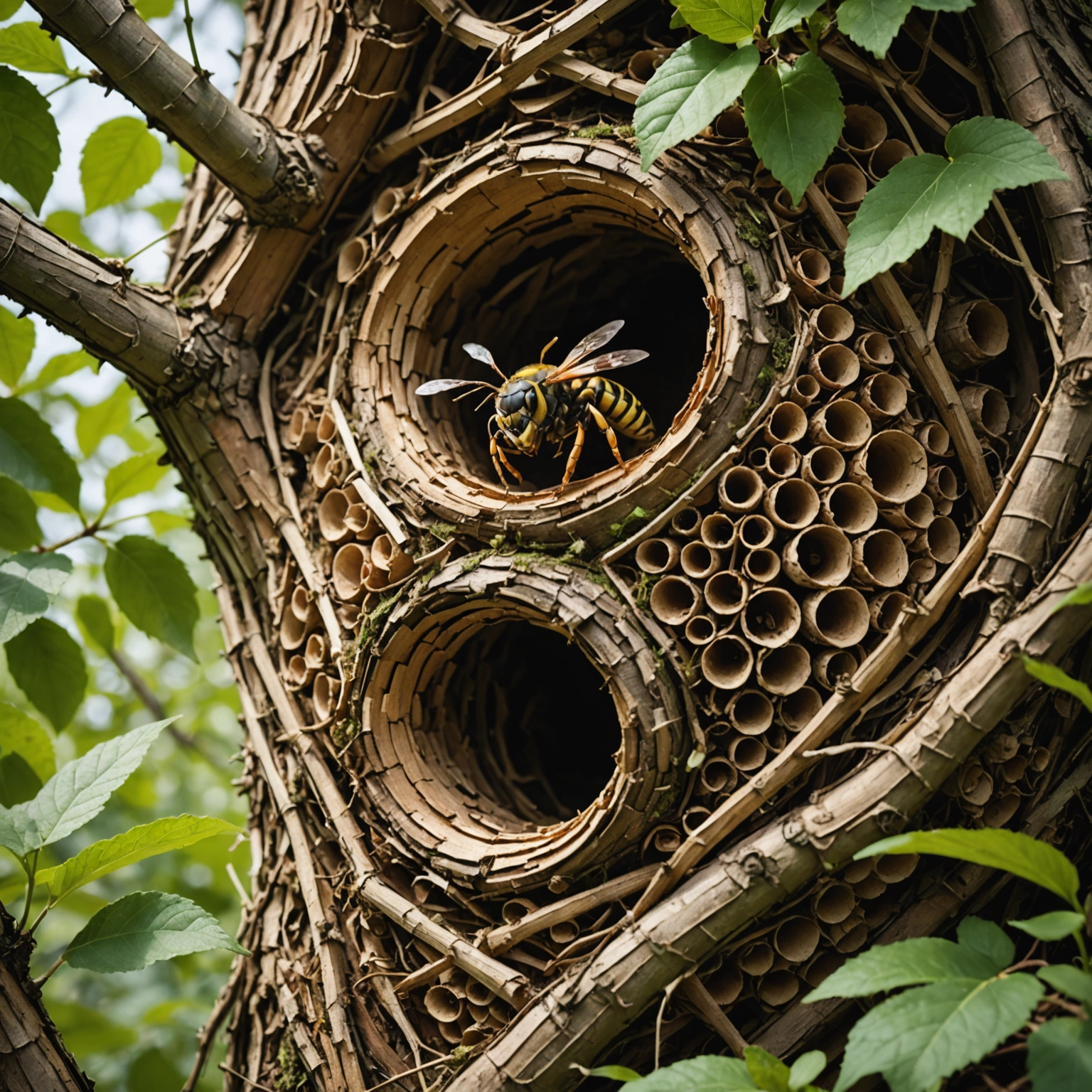 Шершни: загадки их гнезд и секреты защиты