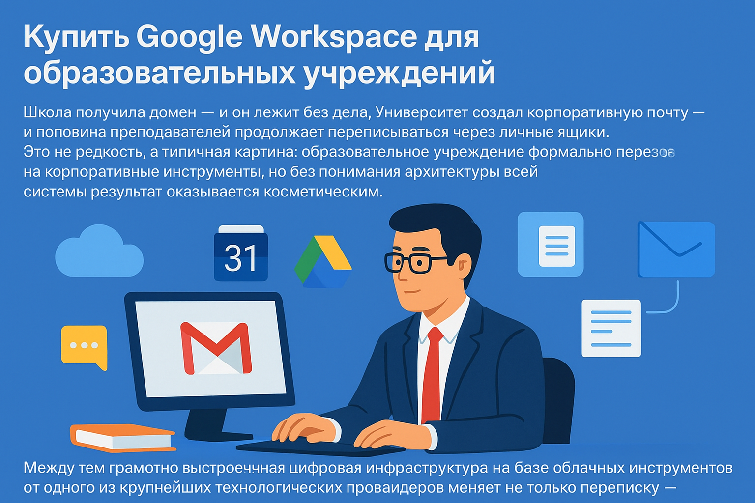 Купить Google Workspace для образовательных учреждений: выбор аккаунта, домена и корпоративной почты Gmail