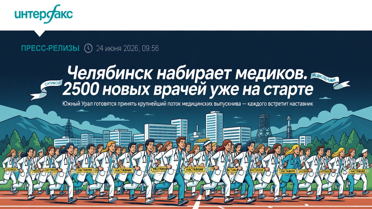 Челябинск набирает медиков. 2500 новых врачей уже на старте