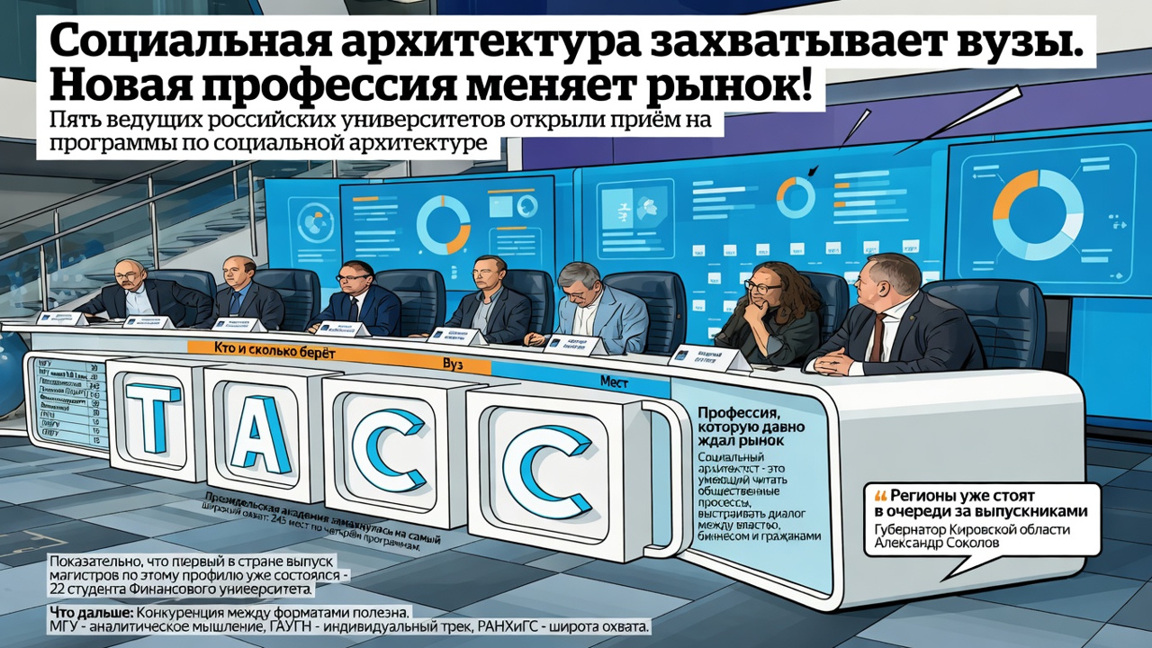 Социальная архитектура захватывает вузы. Новая профессия меняет рынок!