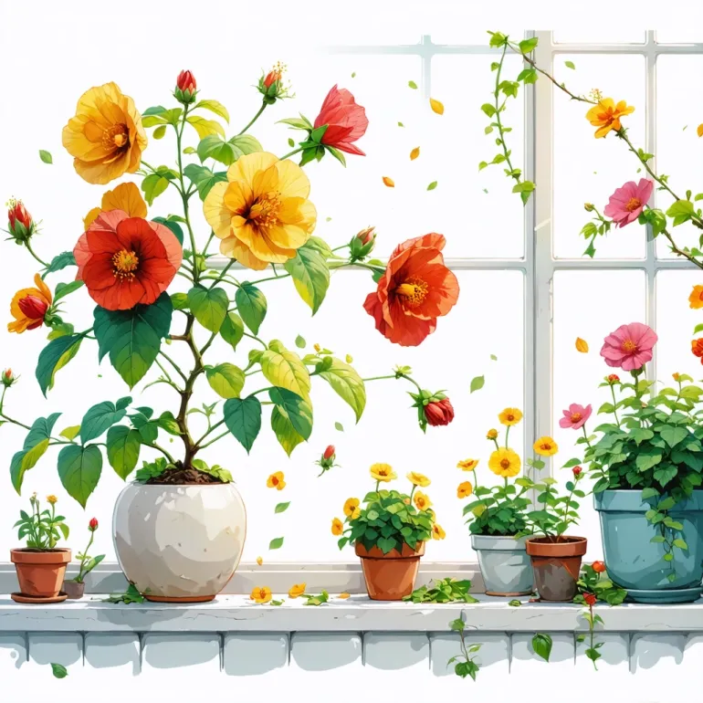 Абутилон из семян: особенности, виды и применение