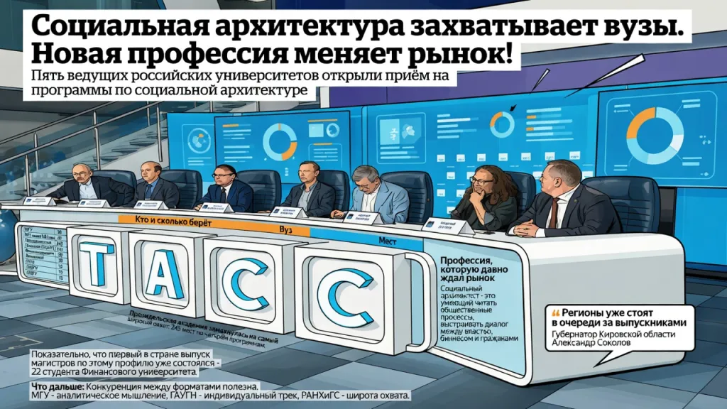 Социальная архитектура захватывает вузы. Новая профессия меняет рынок!