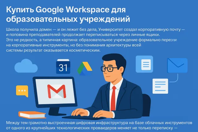 Купить Google Workspace для образовательных учреждений: выбор аккаунта, домена и корпоративной почты Gmail