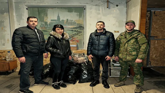 Курицын вернулся с фронта. Теперь он строит новую жизнь