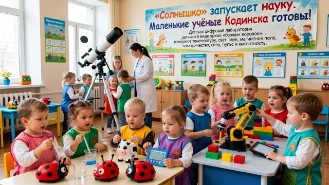 «Солнышко» запускает науку. Маленькие учёные Кодинска готовы!